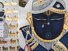 Pichwai Painting ~ Shyam ~ { 3X4 Feet }